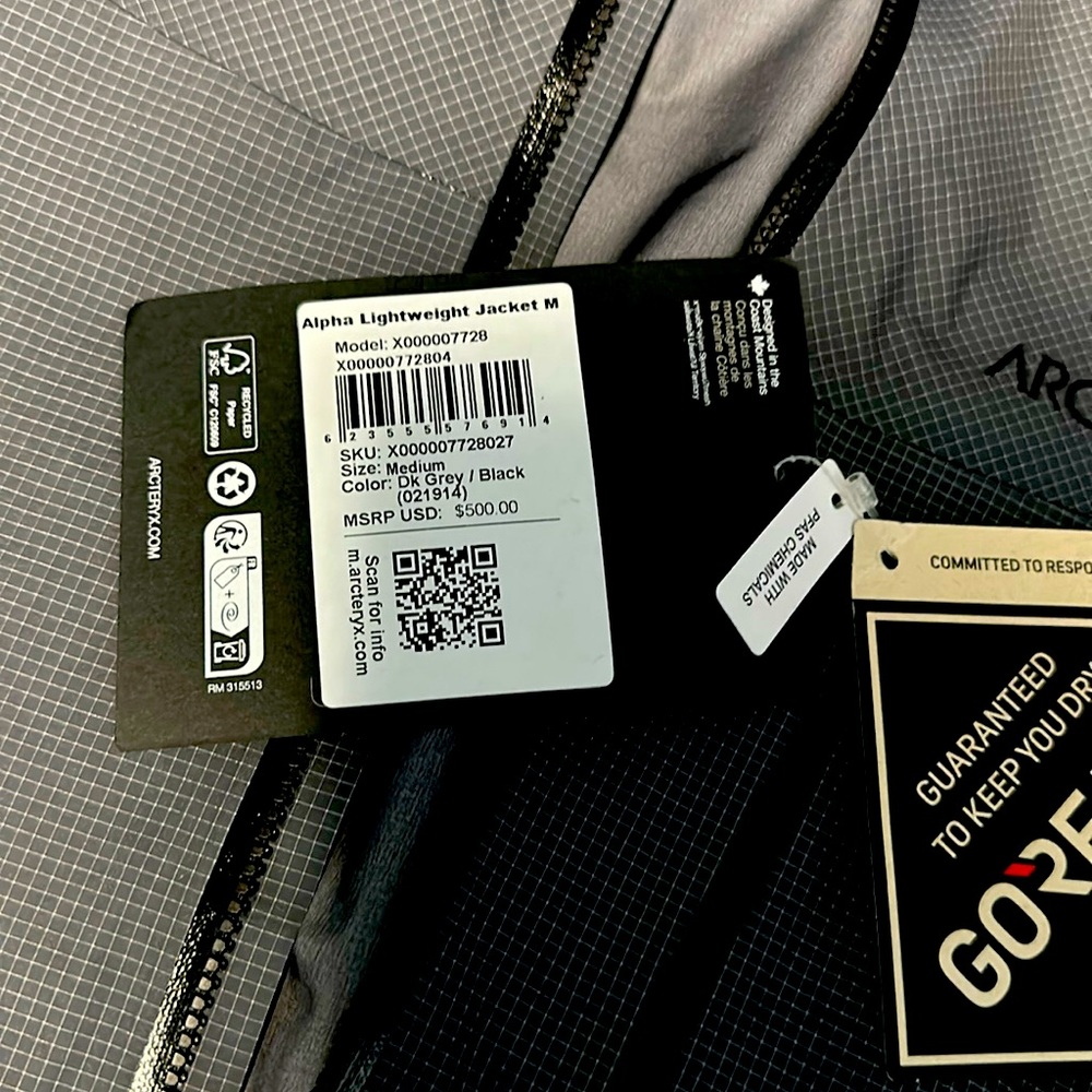 Brand new with tags. Never worn or tried on. Original price $500